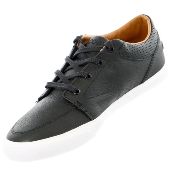 LACOSTE BAYLISS VULC PREMIUM TOP LEATHER SNEAKERS - Picture 4 of 7